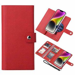 For iPhone 14 Plus ViLi GHA-C Series RFID MagSafe Magnetic Flip Leather Phone Case(Red)