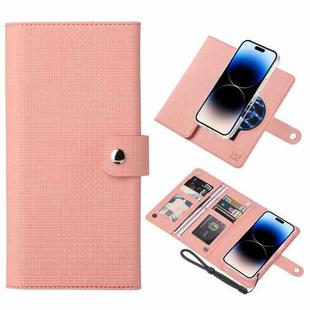 For iPhone 14 Pro ViLi GHA-C Series RFID MagSafe Magnetic Flip Leather Phone Case(Pink)