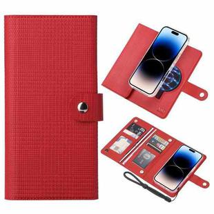 For iPhone 14 Pro Max ViLi GHA-C Series RFID MagSafe Magnetic Flip Leather Phone Case(Red)