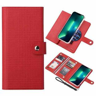 For iPhone 13 Pro Max ViLi GHA-C Series RFID MagSafe Magnetic Flip Leather Phone Case(Red)