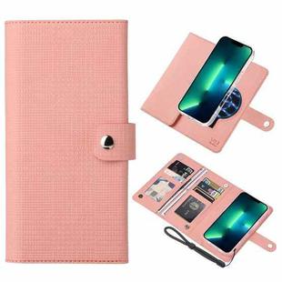 For iPhone 13 Pro ViLi GHA-C Series RFID MagSafe Magnetic Flip Leather Phone Case(Pink)