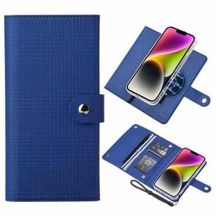 For iPhone 14 ViLi GHB-C Series RFID MagSafe Magnetic Flip Leather Phone Case(Blue)