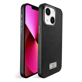 For iPhone 13 Ice Silk Mesh Breathable Cooling Phone Case(Black)