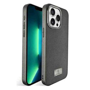 For iPhone 13 Pro Max Ice Silk Mesh Breathable Cooling Phone Case(Grey)