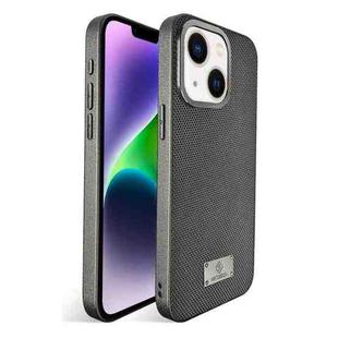 For iPhone 14 Plus Ice Silk Mesh Breathable Cooling Phone Case(Grey)