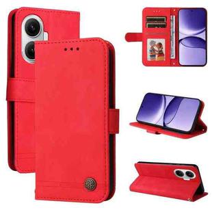 For Redmi Turbo 4 Pro / Xiaomi Poco F7 Skin Feel Life Tree Metal Button Leather Phone Case(Red)