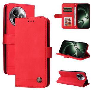For Redmi K80 Ultra Skin Feel Life Tree Metal Button Leather Phone Case(Red)