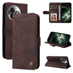 For Redmi K80 Ultra Skin Feel Life Tree Metal Button Leather Phone Case(Brown)