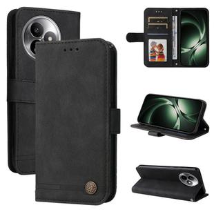 For Redmi K80 Ultra Skin Feel Life Tree Metal Button Leather Phone Case(Black)