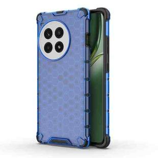 For OnePlus Ace 3 Pro 5G Shockproof Honeycomb PC + TPU Protective Phone Case(Blue)