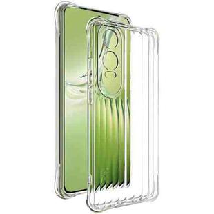 For OnePlus Nord CE4 Lite 5G IMAK Corrugated Texture Airbag TPU Phone Case(Transparent)