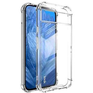 For Google Pixel 8a IMAK Space Shield PC + TPU Airbag Shockproof Phone Case(Transparent)