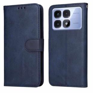 For Redmi K70 Ultra Classic Calf Texture Flip Leather Phone Case(Blue)