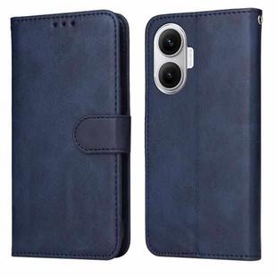 For Redmi Turbo 4 Pro / Xiaomi Poco F7 Classic Calf Texture Flip Leather Phone Case(Blue)