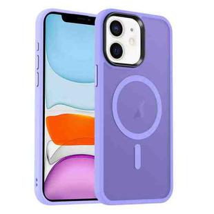 For iPhone 11 MagSafe Magnetic Skin Feel Frosted Phone Case(Light Purple)