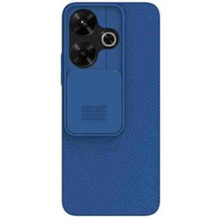 For Xiaomi Poco M6 4G NILLKIN Black Mirror Series Camshield PC Phone Case(Blue)