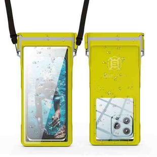 RedPepper 15m Depth Waterproof Phone Diving Pouch with Suction Cup(Yellow)