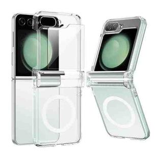 For Samsung Galaxy Z Flip5 Transparent Airbag Shockproof MagSafe Phone Case