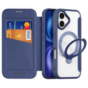 For iPhone 17 DUX DUCIS Skin X Pro Series MagSafe Ring Holder Leather Phone Case(Blue)