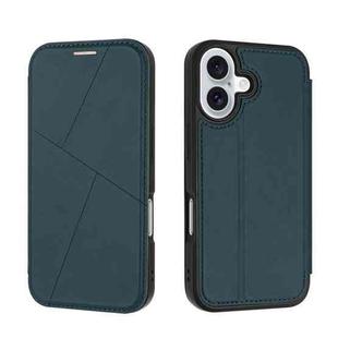 For iPhone 16 Plus Magnetic Armor Series RFID Card Slots Leather Phone Case(Green)