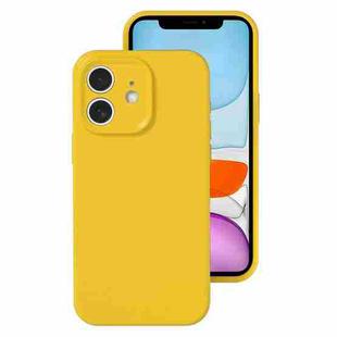 For iPhone 11 Precise Hole Liquid Silicone Jelly Color Full Coverage Phone Case(Sunflower Color)