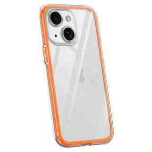 For iPhone 14 Plus Vacuum Airbag Y1 Series Transparent Shockproof Phone Case(Orange)