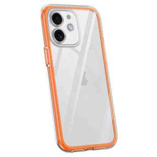For iPhone 12 Vacuum Airbag Y1 Series Transparent Shockproof Phone Case(Orange)