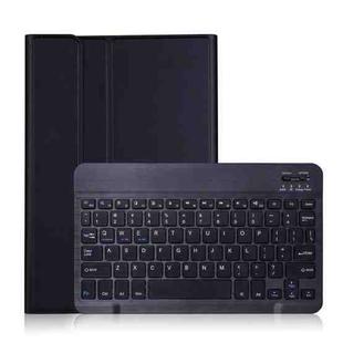 A870 For Samsung Galaxy Tab S7 T870/T875 11 inch Detachable Bluetooth Keyboard Ultrathin Horizontal Flip Leather Tablet Case with Holder & Elastic Band(Black)