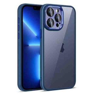 For iPhone 13 Pro Colorful Armor Lens Film Translucent Phone Case(Blue)