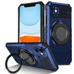 For iPhone 11 Rotating Magnetic Holder Phone Case(Royal Blue)