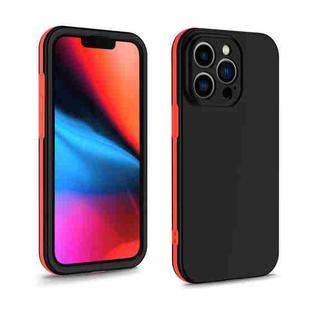 For iPhone 13 Pro Max Two Color Full Protective 3-in-1 Phone Case(Black)