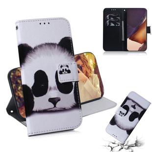 For Samsung Galaxy Note 20 Ultra Coloured Drawing Horizontal Flip Leather Case, with Holder & Card Slots & Wallet(Panda)