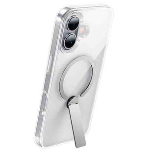 For iPhone 16 Plus hoco AS10 Pole Stand MagSafe Magnetic Phone Protective Case(Transparent)