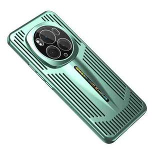 For Honor Magic6 Pro Blade Cooling PC Full Coverage Phone Case(Cyan)