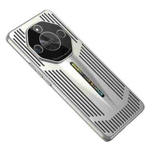 For Honor X50 Blade Cooling PC Full Coverage Phone Case(Titanium Silver)