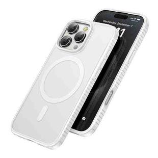 For iPhone 16 Pro Max hoco Cool Shield MagSafe Shockproof Phone Case(White)