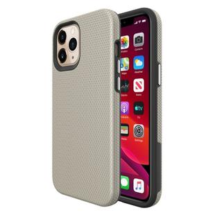 For iPhone 12 Pro Max Triangle Armor Texture TPU + PC Case(Gold)