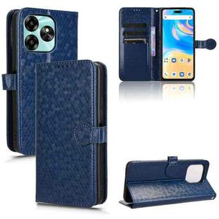 For Umidigi G6 5G Honeycomb Dot Texture Leather Phone Case(Blue)