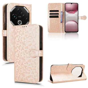 For Umidigi G100 5G 2025 / G100 Pro Honeycomb Dot Texture Leather Phone Case(Gold)