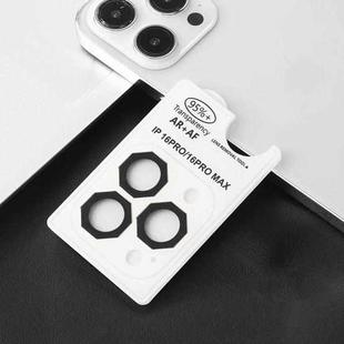 For iPhone 16 Pro / 16 Pro Max HD Lens Protective Film without Diamond(Black)