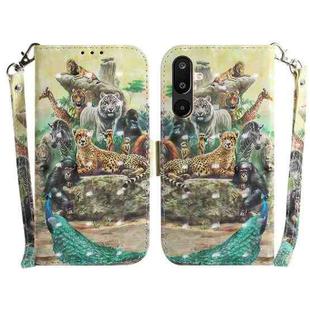 For Samsung Galaxy M16 5G / F16 5G / M36 5G 3D Colored Horizontal Flip Leather Phone Case(Zoo)