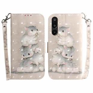 For Samsung Galaxy M16 5G / F16 5G / M36 5G 3D Colored Horizontal Flip Leather Phone Case(Squirrels)