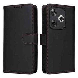 For Xiaomi POCO F6 BETOPNICE BN-005 2 in 1 Detachable Imitate Genuine Leather Phone Case(Black)