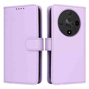 For Honor X9b BETOPNICE BN-005 2 in 1 Detachable Imitate Genuine Leather Phone Case(Light Purple)