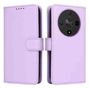 For Honor Magic6 Lite 5G BETOPNICE BN-005 2 in 1 Detachable Imitate Genuine Leather Phone Case(Light Purple)