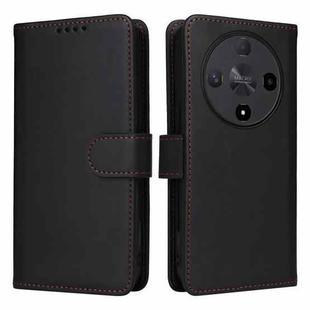 For Honor Magic6 Lite 5G BETOPNICE BN-005 2 in 1 Detachable Imitate Genuine Leather Phone Case(Black)