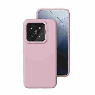 For Xiaomi 14 Pro All-inclusive Liquid Silicone Phone Case(Pink Sand)