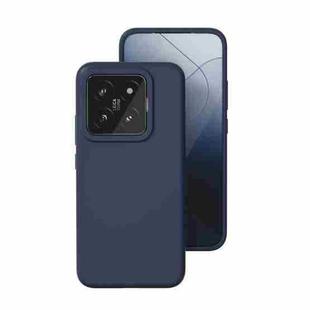 For Xiaomi 14 Pro All-inclusive Liquid Silicone Phone Case(Midnight Blue)