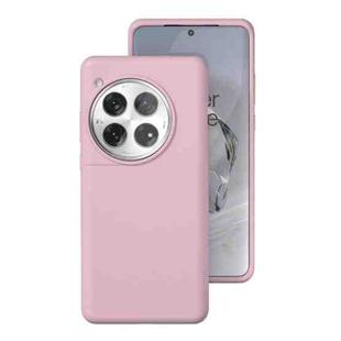 For OnePlus 12 All-inclusive Liquid Silicone Phone Case(Pink Sand)