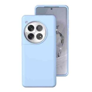 For OnePlus 12 All-inclusive Liquid Silicone Phone Case(Mist Blue)